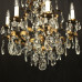 Italian Florentine 11 Light Antique Chandelier