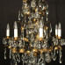 Italian Florentine 11 Light Antique Chandelier
