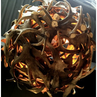 Vintage Fallow Sphere Chandelier