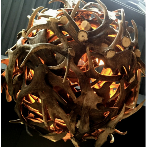 Vintage Fallow Sphere Chandelier