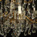 French 18 Light Gilded Antique Chandelier