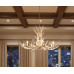 Vintage Red Deer Bleached Chandelier