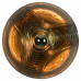 Amber Glass Flush Mount By Koch & Lowy For Peill And Putzler, 1960s