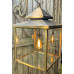 Vintage 1950 S Quality Contemporary Gold Brass Lantern