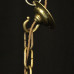 English Brass 12 Light Antique Chandelier