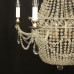 French Tent & Waterfall Antique Chandelier