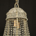 French Tent & Waterfall Antique Chandelier