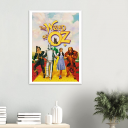 The Wizard of Oz Framed Movie Poster – Premium Vintage Art Print