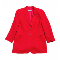 Vintage Designer Blazer | 1980s Gerry Weber Red | Work to Weekend UK 12
