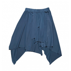 Vintage Skirt | Vintage Y2K Grey Stretch Handkerchief Skirt Freesize