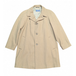 Pendleton Coat | Vintage 1960s/70s Beige Pendleton Camel Coat Size Medium