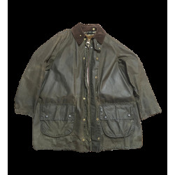 Vintage Barbour Jacket | Mens Vintage Barbour Wax Jacket/Coat Size Large