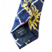Vintage Tie | Designer Vintage Pierre Cardin Floral Grid Silk Tie