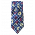 Vintage Tie | Designer Vintage Pierre Cardin Floral Grid Silk Tie