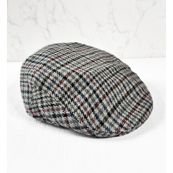 Vintage Flat Cap | Mens Vintage Grey Tweed Flat Cap